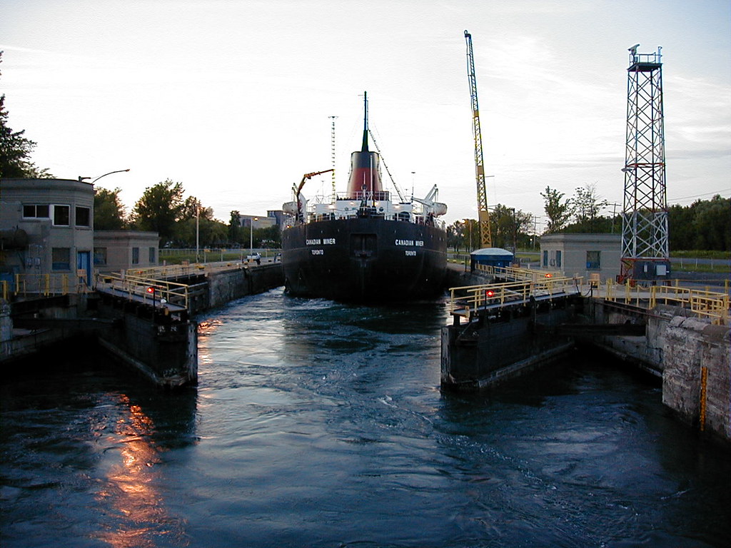 Lock Nine Boat Ramp PC Lock 9 #1 | Ship entering lock 9 at Port Colborne, Ontari… | Flickr