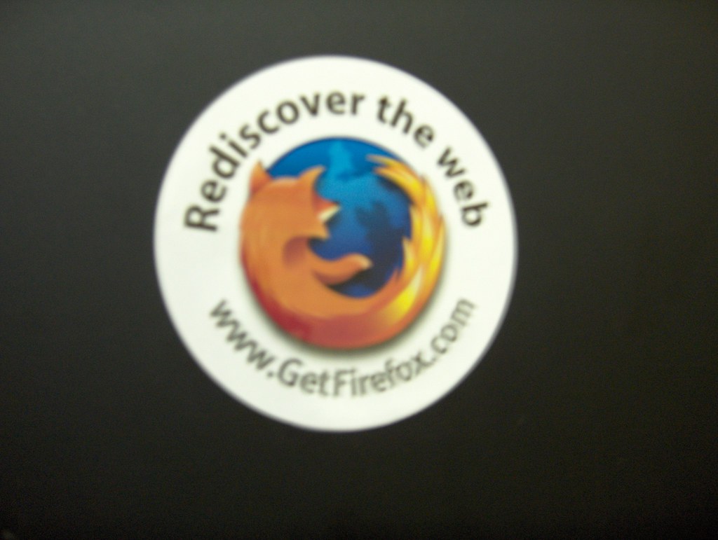 my notebook & firefox stiker | Hong Chang Bum | Flickr