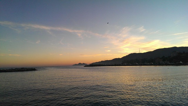 December Sunset over Portofino