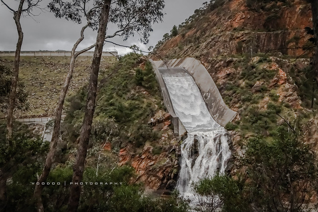 Number 271 of 365 - We are full!   -  Kangaroo Creek Reservoir Spillway -  Adelaide, South Australia