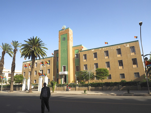 Maakel Region administrative building, Asmara, Eritrea
