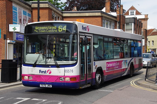 First Essex Scania L94UB / Wright Axcess Floline 65576 , T576 JNG with non-standard front fleet number font | by EastBeach68