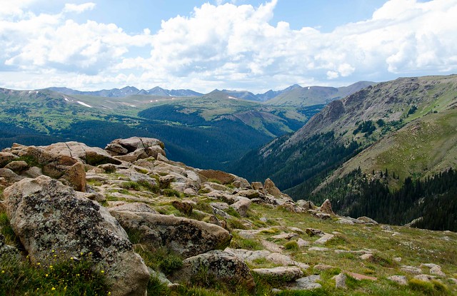 Forest Canyon Overlook, Trail Ridge Road in Rocky Mountain National Park, Colorado