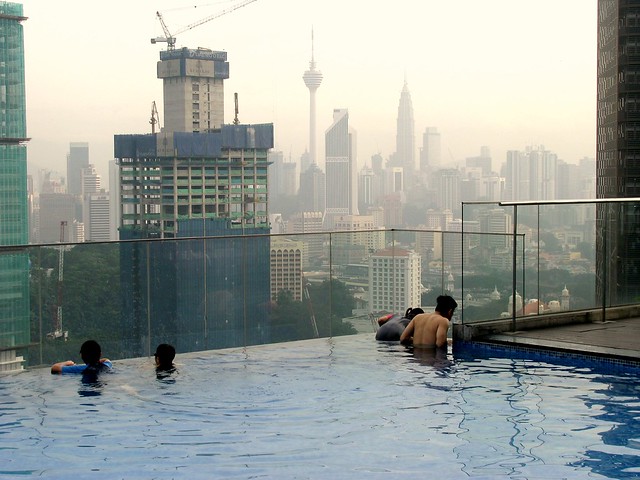 View from the pool