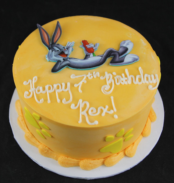 Bugs Bunny Cake | Cake covered in smoothed buttercream with … | Flickr