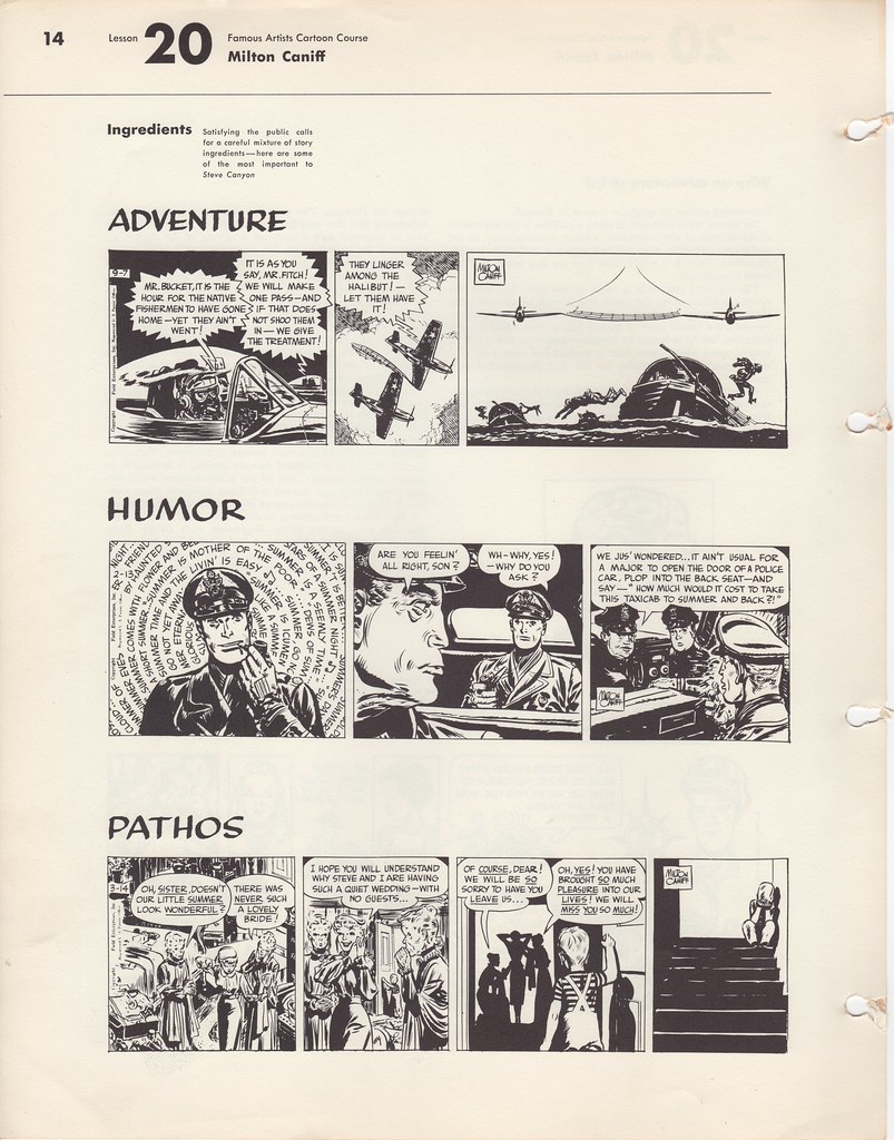 Milton Caniff Famous artist cartoon course | Milton Caniff F… | Flickr