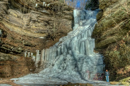 winter ice creek river frozen waterfall wv icicles hdr newriver photomatix cathedralfalls gauleybridge hdrextremes canebranch pentaxk52s