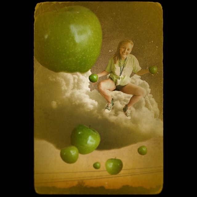 ana in the sky with apples
