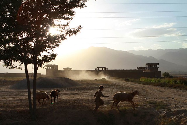 Almas is building a massive compound in the fields of Parwan province. The complex is known to villagers as The Palace.