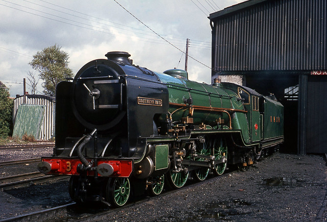 RHDR No.3 Southern Maid at New Romney shed. Sep'68.