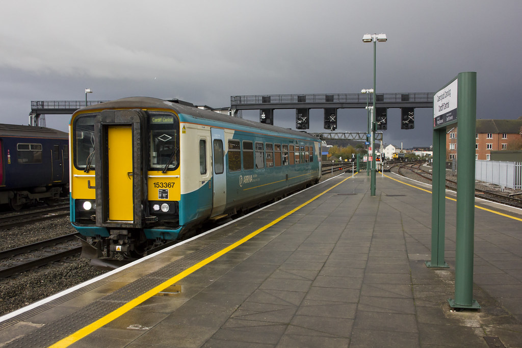 153367 at Cardiff Central