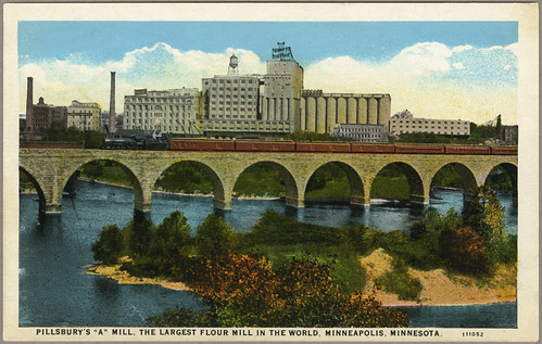 "Pillsbury's "A" Mill, the Largest Flour Mill in the World, Minneapolis, Minnesota" / postcard | by MCAD Library