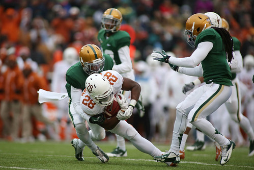 Baylor vs UT  Runningback Malcolm Brown get's tackeled by B…  Flickr