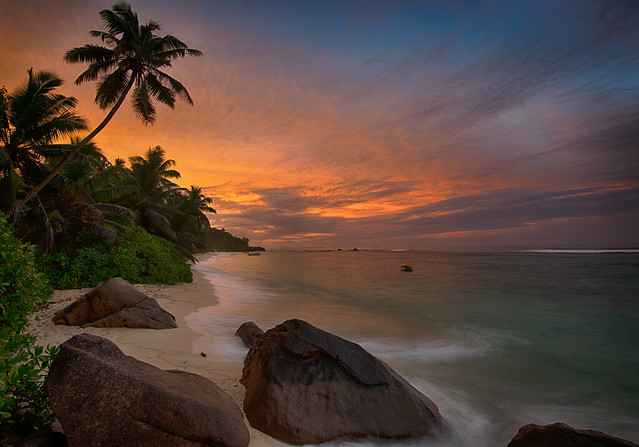 Sunset colors, Seychelles