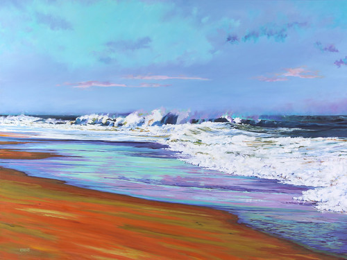 ocean street cars beach sign speed painting delaware karin limit oiloncanvas snoots delawaredivisionofthearts divisionofthearts