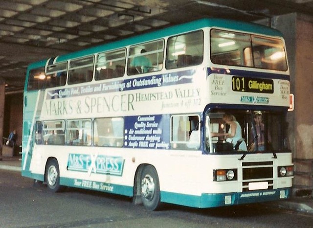 Maidstone and District 5888 ECW bodied Leyland Olympian A 888 PKR