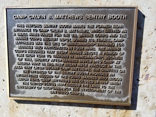 CAMP CALVIN B MATTHEWS SENTRY BOOTH -  US Marines