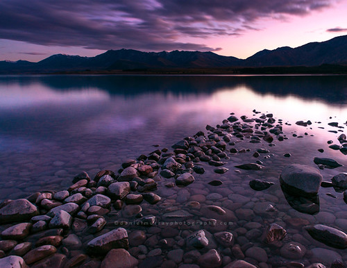 morning newzealand mountain lake reflection water sunrise landscape dawn scenery nz southnz