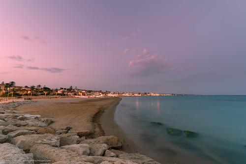 sunset sea italy seascape beach it sicily sicilia ragusa marinadiragusa