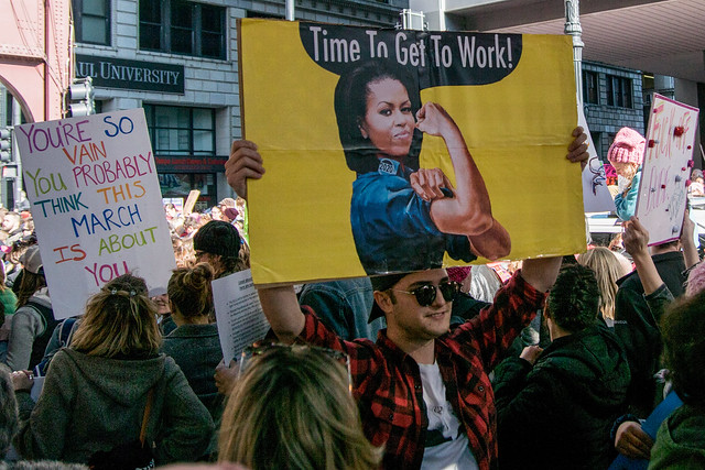 Women's March Chicago: Michelle Obama 2020 | Time To Get To Work