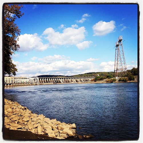 Conowingo Dam by Brian E Kushner, square lofi bald maryland squareformat eagles conowingodam iphoneography instagramapp uploaded:by=in