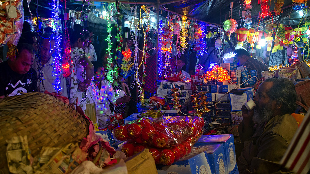 Diwali shopping in Kolkata