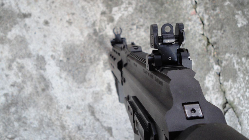 Troy Micro HK Battle Sights, Tantal Brake, Canis Stock Adapter, Magpul CTR ...