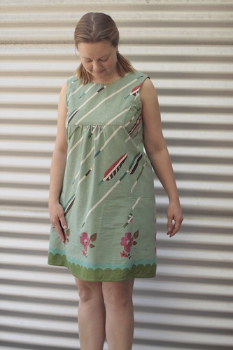 Painted Portrait Dress by Anna Maria Horner, in Melody Miller fabric | by Lempo Bee