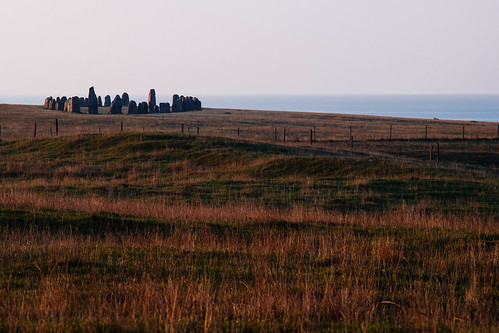 The monument by mmartinsson, Ales stenar.
Ancient monument i southern Sweden. The age of the monument is disputed and ranges from
