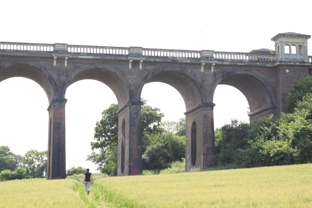 Jenny at the Ouse Valley Viaduct (Balcombe Viaduct)
