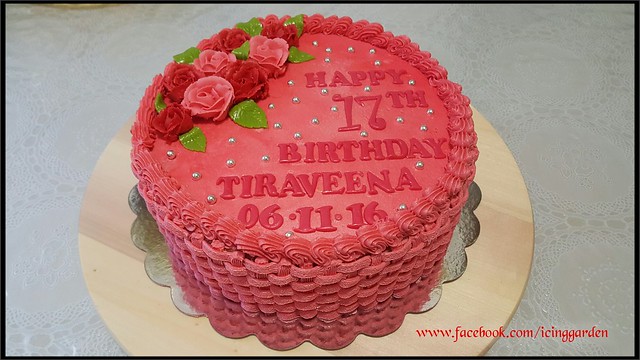 Birthday Cake / Basket cake / Icing Cake / 17 th birthday cake....🍰 🇨🇭 🎂....🍰 🇨🇭 🎂