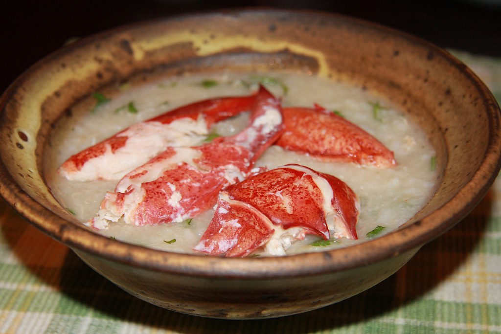 Lobster porridge