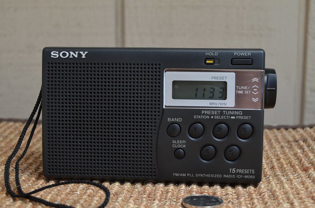 Sony ICF-M260 | Portable AM/FM Radio Receiver | James Case | Flickr
