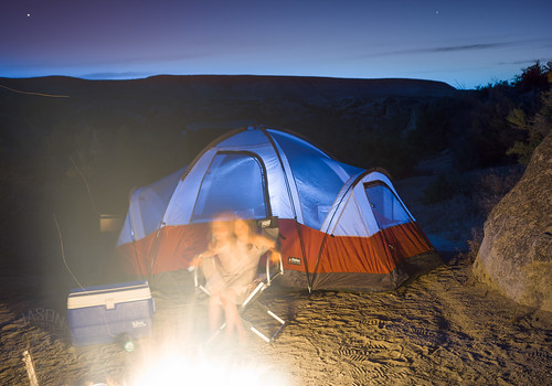 longexposure camping night fire tent idaho abbott brennaabbott