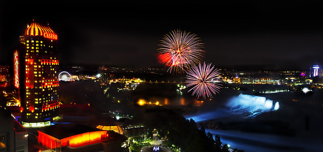 Fireworks over Niagara