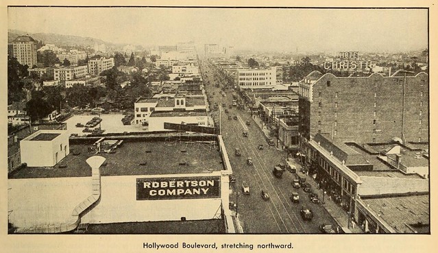 Hollywood Boulevard in 1930
