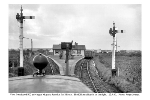 ireland blackwhite railways moyastajunction