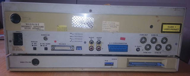 Philips VP-415 LV-ROM player (back)