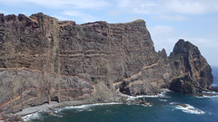 Madère - Falaises sur la côte nord de la Ponta de São Lourenço
