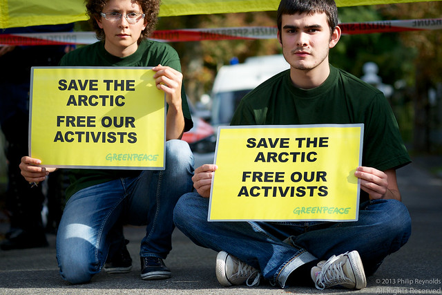 Save the Arctic - Free our Activists