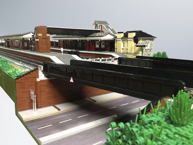 Lego Fareham Station View from Southwest
