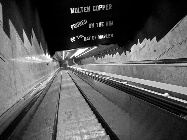 Molten copper..... Napoli Metrò Toledo
