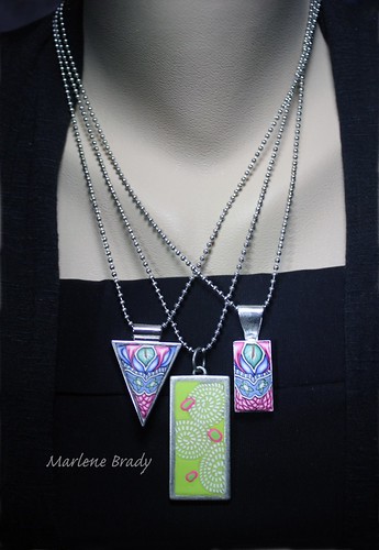 Three Pendants | by Marlene Brady Art