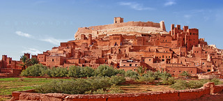 Morocco. Ait Ben Haddou, mud made ksar (fortified city)
