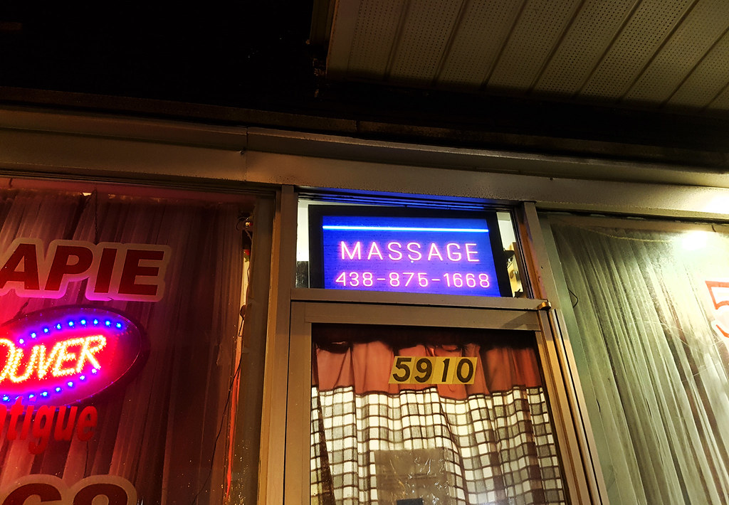 Massage Parlor Phone Number Neon Sign - Neon sign of a massa… - Flickr