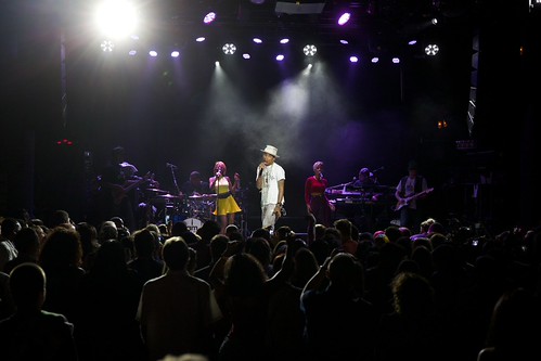Superstar singer Pharrell Williams performs at his MasterCard Priceless gig, held last night at Brooklyn Bowl, London. The public can find out about forthcoming gigs and how to get tickets at pricelesslondon.co.uk | by bbowllondon
