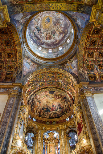 Parma - Basilica di Santa Maria della Steccata - Affresco del Parmigianino (1539)