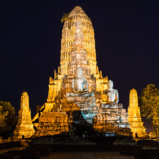 Wat Chaiwatthanaram Central Pillar