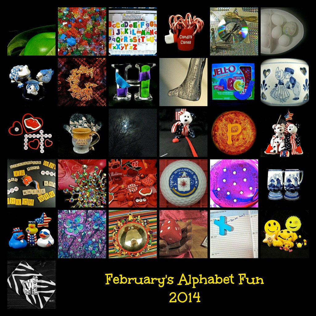 February's Alphabet Fun mosaic (2014)
