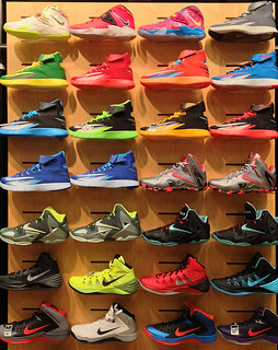 nike shoes at the mall